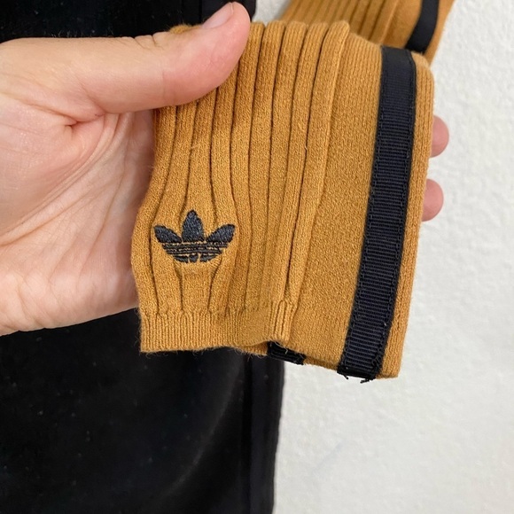 Ivy Park x Adidas Corset Playsuit Black Mesa Drip 2 Ribbed Knit Striped SZ S - Picture 6 of 11